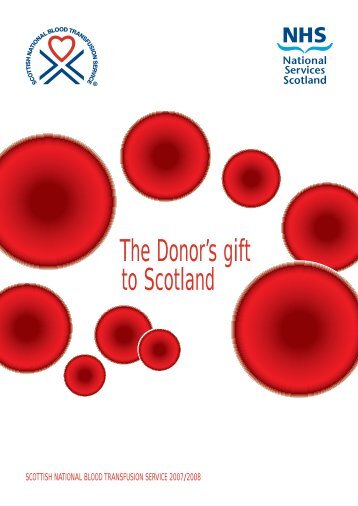 pdf Annual Report 2007-2008 - Scottish National Blood Transfusion ...