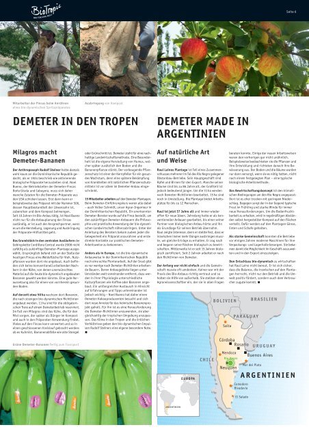 Global Organic News Nr. 06 - BIO TROPIC GmbH