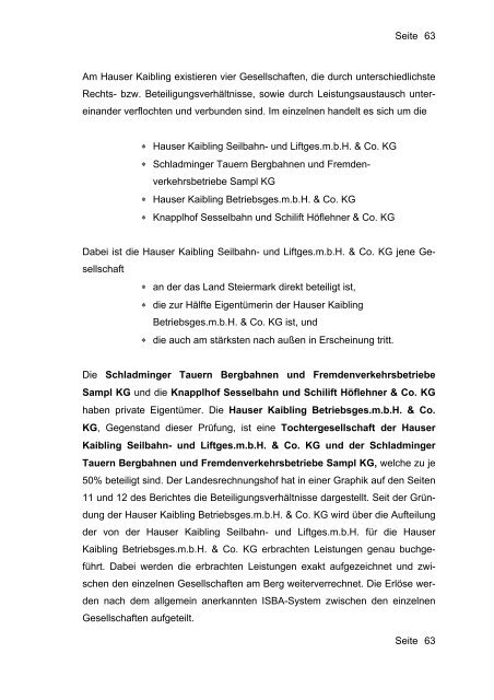 Hauserkaibling-BetriebsgmbH.pdf - beim Landesrechnungshof ...