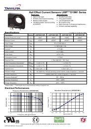 Hall Effect Current Sensors L08P***D15M1 Series - BFi OPTiLAS A/S