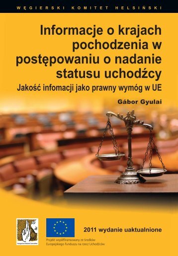 COI in Asylum-PL.indd - International Association of Refugee Law ...