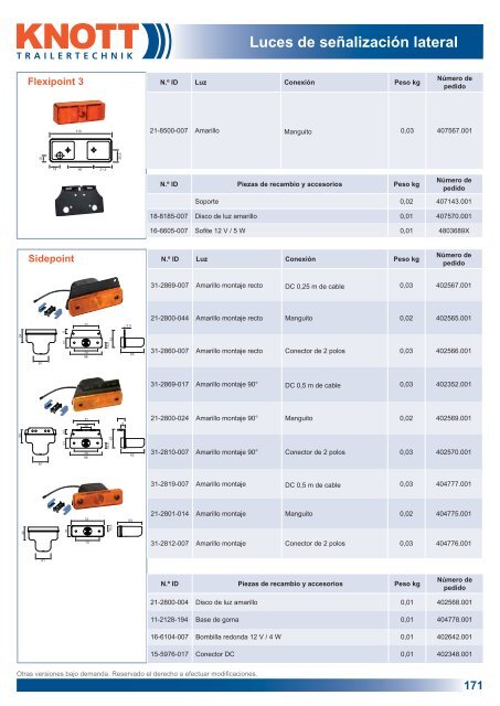 Componentes para remolques - Produkte24