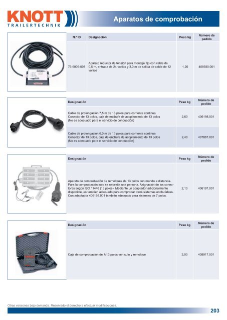 Componentes para remolques - Produkte24