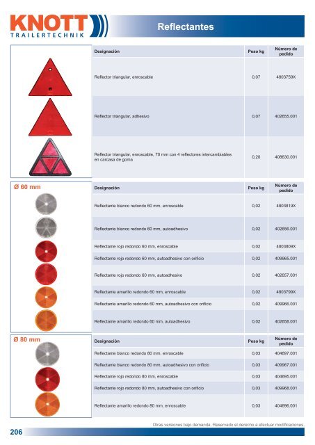 Componentes para remolques - Produkte24