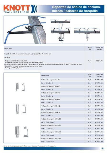 Componentes para remolques - Produkte24