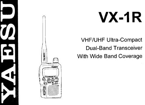 ヤエス YAESU VX-1R デットストック 新品同様コレクター向け