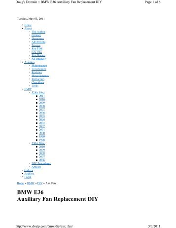 83-560 Removal and replacement of auxiliary fan - W124-Zone.com 83-560 Removal and replacement of auxiliary fan - W124-Zone.com