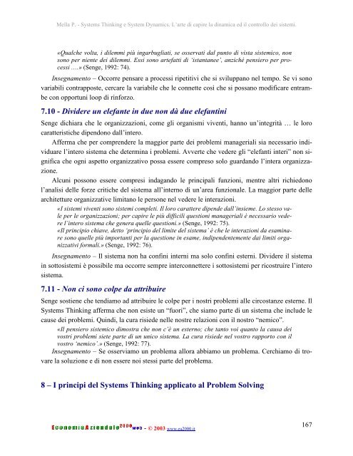 Systems Thinking e System Dynamics. L'arte di capire la dinamica ...