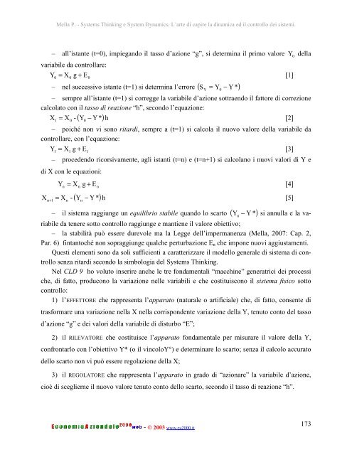 Systems Thinking e System Dynamics. L'arte di capire la dinamica ...