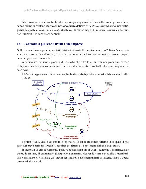 Systems Thinking e System Dynamics. L'arte di capire la dinamica ...