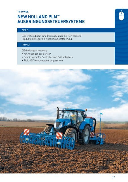 schulungskatalog precision land management ... - New Holland