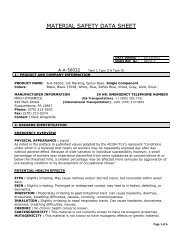 MSDS A-A-56032 Single Component - Mach-Dynamics