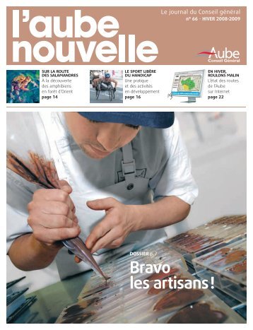 Bravo les artisans ! - Conseil général de l'Aube