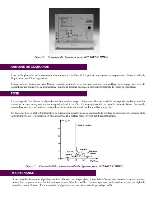 Hydrovex™ Régulateur à vortex commandé HHV-E