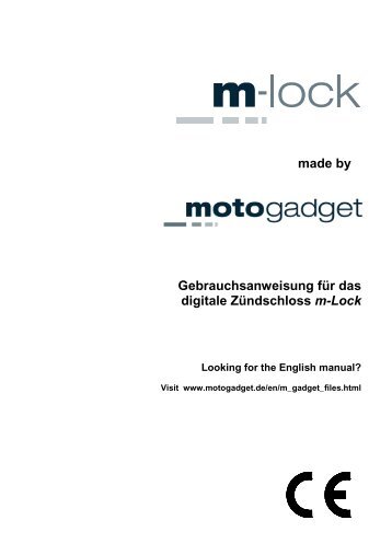 m-Lock - motogadget