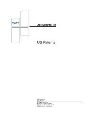 US Patents - GF AgieCharmilles US
