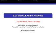 B.9: METACLASIFICADORES - Departamento de Inteligencia Artificial