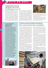 Pour une Ã©conomie plus compÃ©titive DÃ©viation sud ... - Lot-et-Garonne