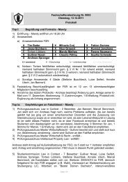 Protokoll FSR-Sitzung bzw