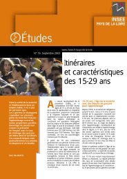 Itinéraires et caractéristiques des 15-29 ans - Epsilon - Insee