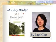Monkey Bridge by Lan Cao - Teaching Middle School Language Arts