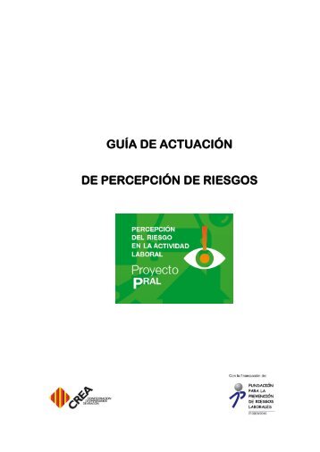GUÍA DE ACTUACIÓN DE PERCEPCIÓN DE RIESGOS - CREA