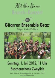 Mit allen Sinnen - Gitarren Ensemble Graz