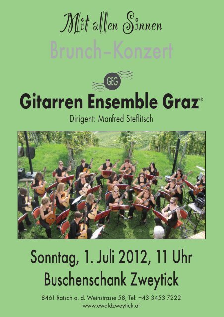 Mit allen Sinnen - Gitarren Ensemble Graz