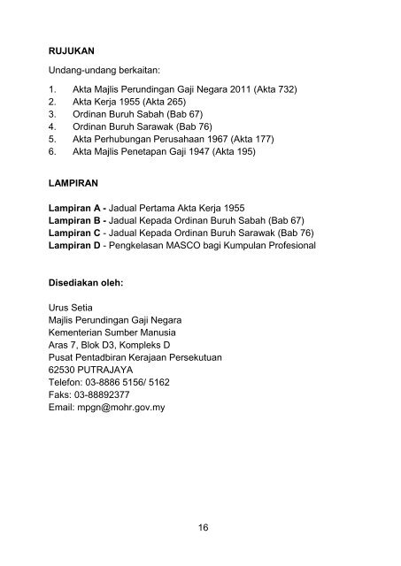 Garis Panduan Pelaksanaan Perintah Gaji Minimum 2012