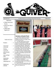 March 2012 Quiver Color - Washington State Archery Association