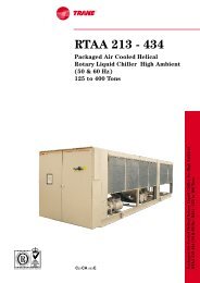 RTAA Packaged Air-Cooled Helical Rotary Liquid Chiller for High ...