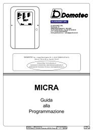 Manuale programmazione micra - Gladiusnet S.r.l.