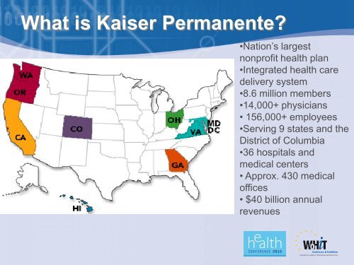 The Impact of ICT at Kaiser Permanente - World of Health IT