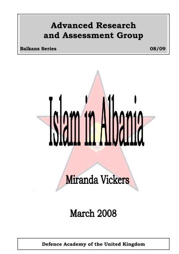 Islam in Albania - Defence Academy of the United Kingdom