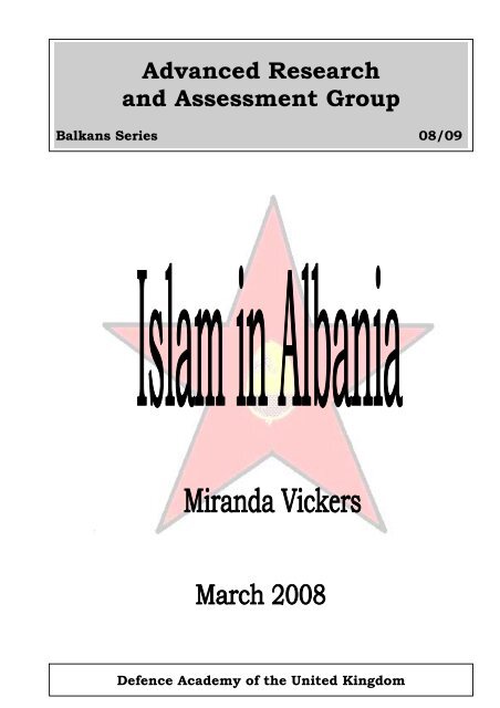 Islam in Albania - Defence Academy of the United Kingdom