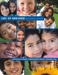 CBC Annual Report.cdr - Brevard Family Partnership