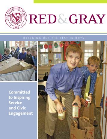 Red & Gray Magazine: Focus on Service Learning - The Fessenden ...