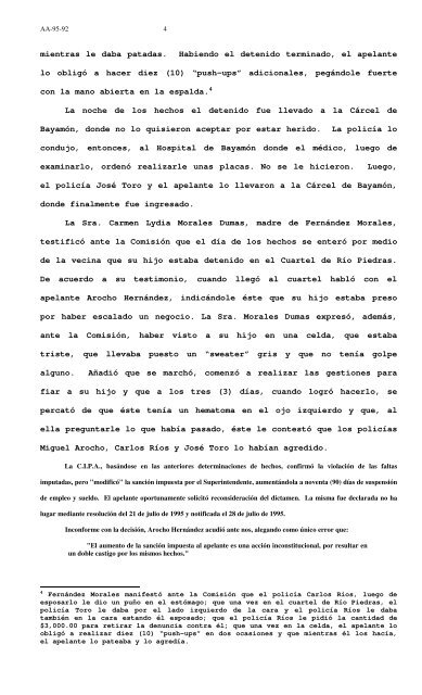 En el Tribunal Supremo de Puerto Rico Miguel Arocho HernÃ¡ndez ...