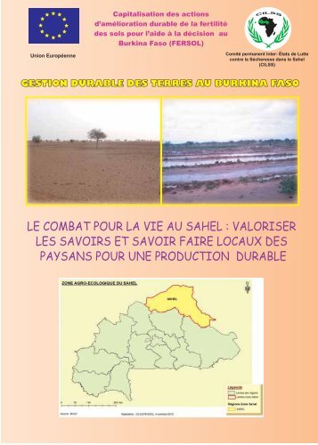 Le combat pour la vie au sahel : valoriser les savoirs et ... - CILSS