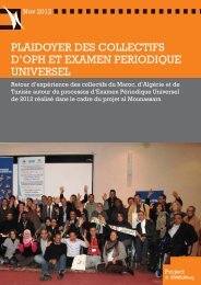 plaidoyer des collectifs d'oph et examen periodique ... - UPR Info