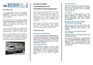 Kontakt - Hermann Buschen GmbH