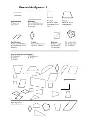 Geometriske figurerer 1 - Baunenet.dk