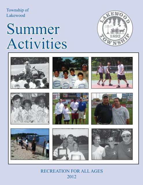 summer recreation - Township of Lakewood
