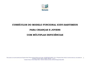 Currículos do modelo funcional Icevi-Bartimeus - Associação ...