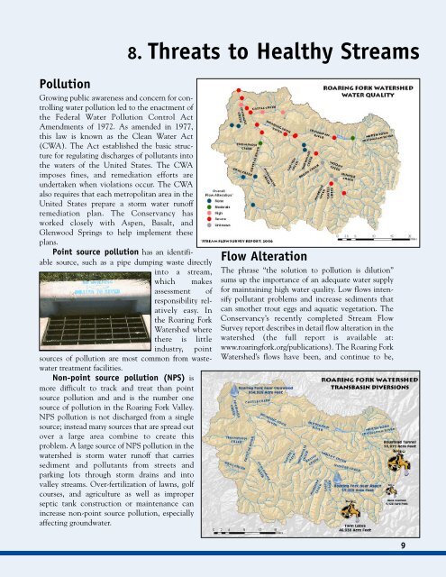 2006 Roaring Fork Watershed Water Quality Report