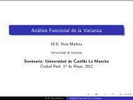 Análisis Funcional de la Varianza - Área de Estadística e ...