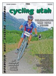 DIRT PaVEMEnT aDVoCaCY RaCIng ToURIng ... - Cycling Utah