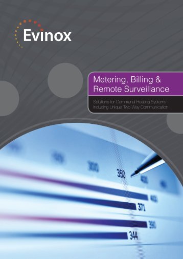 Energy Metering, Billing and Remote Surveillance - Evinox