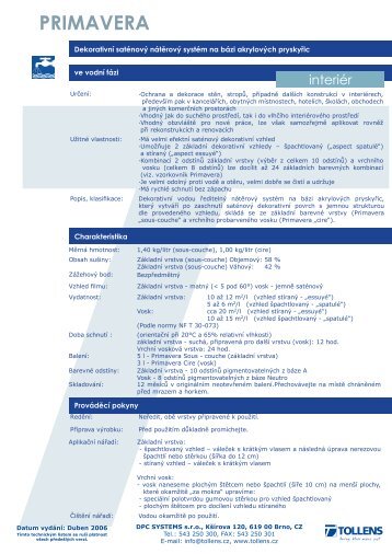 PRIMAVERA - Tollens