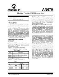 AN670, Floating Point to ASCII Conversion - Microchip